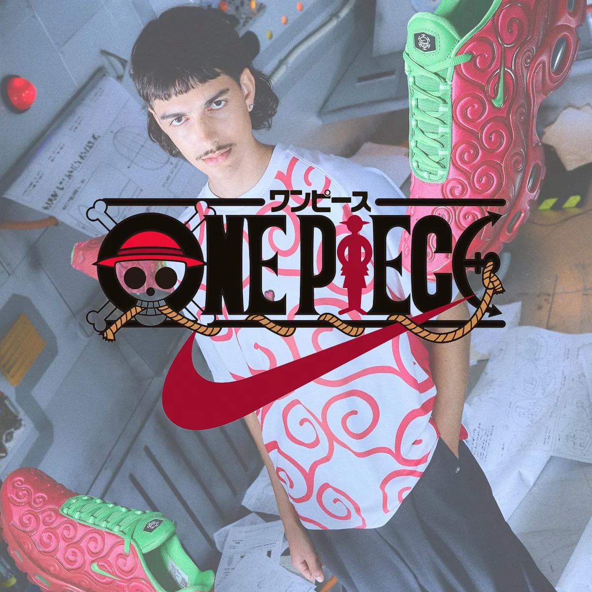 One Piece x Nike Devil Fruits Clothing Collection 'Ope Ope'