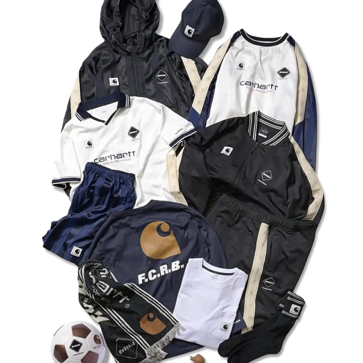 F.C.Real Bristol x Carhartt WIP Apparel Collection