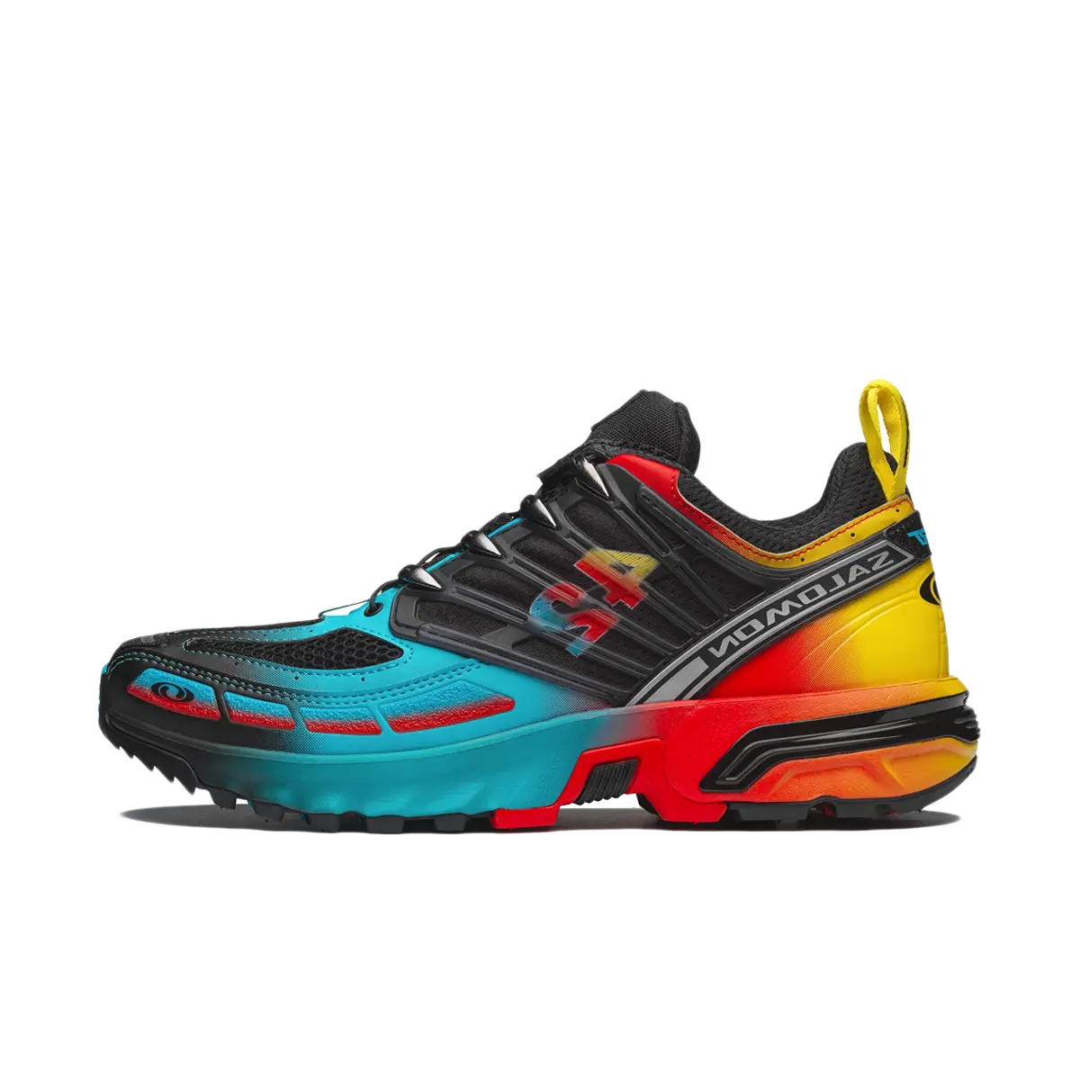 L'Art De L'Automobile x Salomon ACS Pro 'Fiery Red & Scuba Blue'