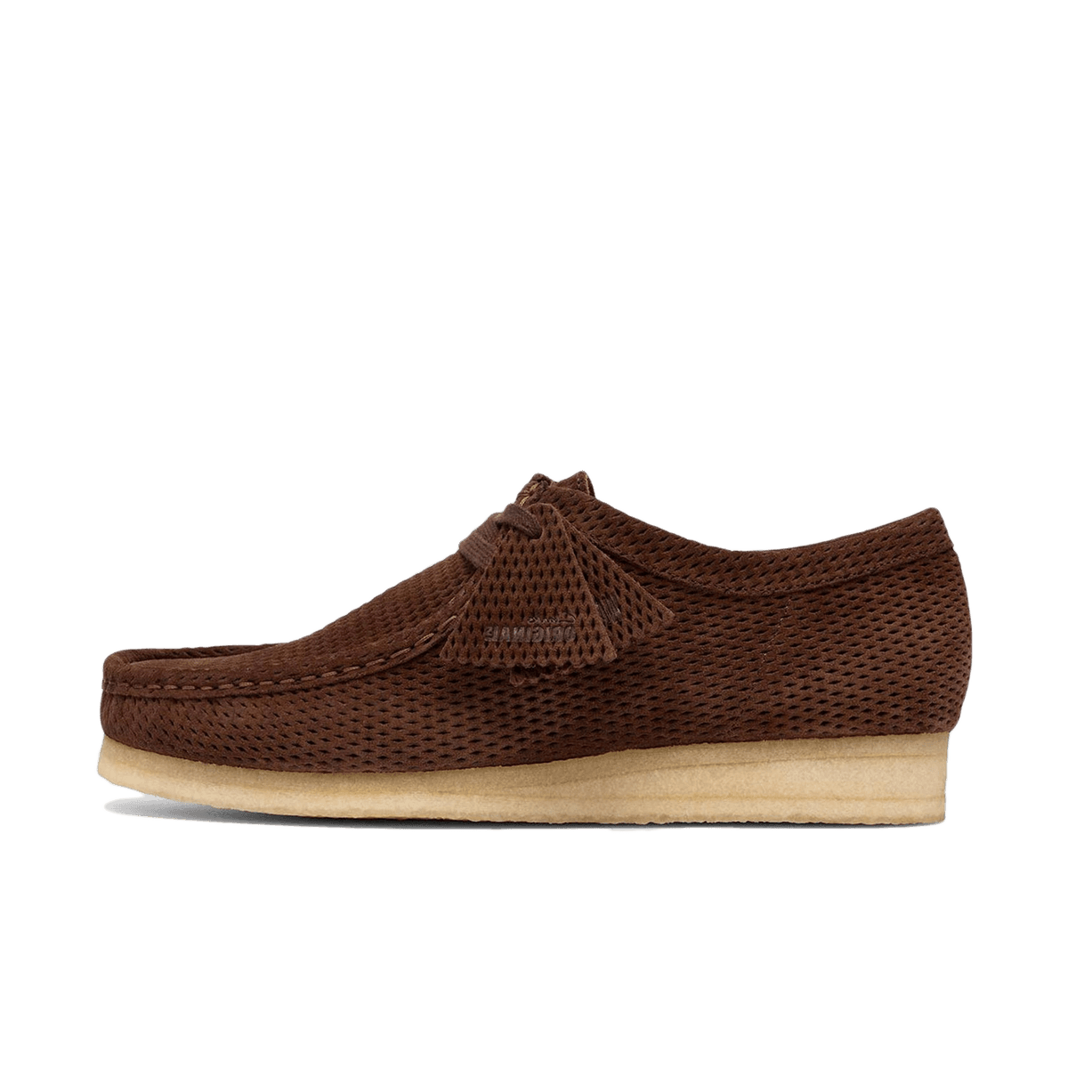 Clarks Wallabee Perforated Suede 'Dark Brown'