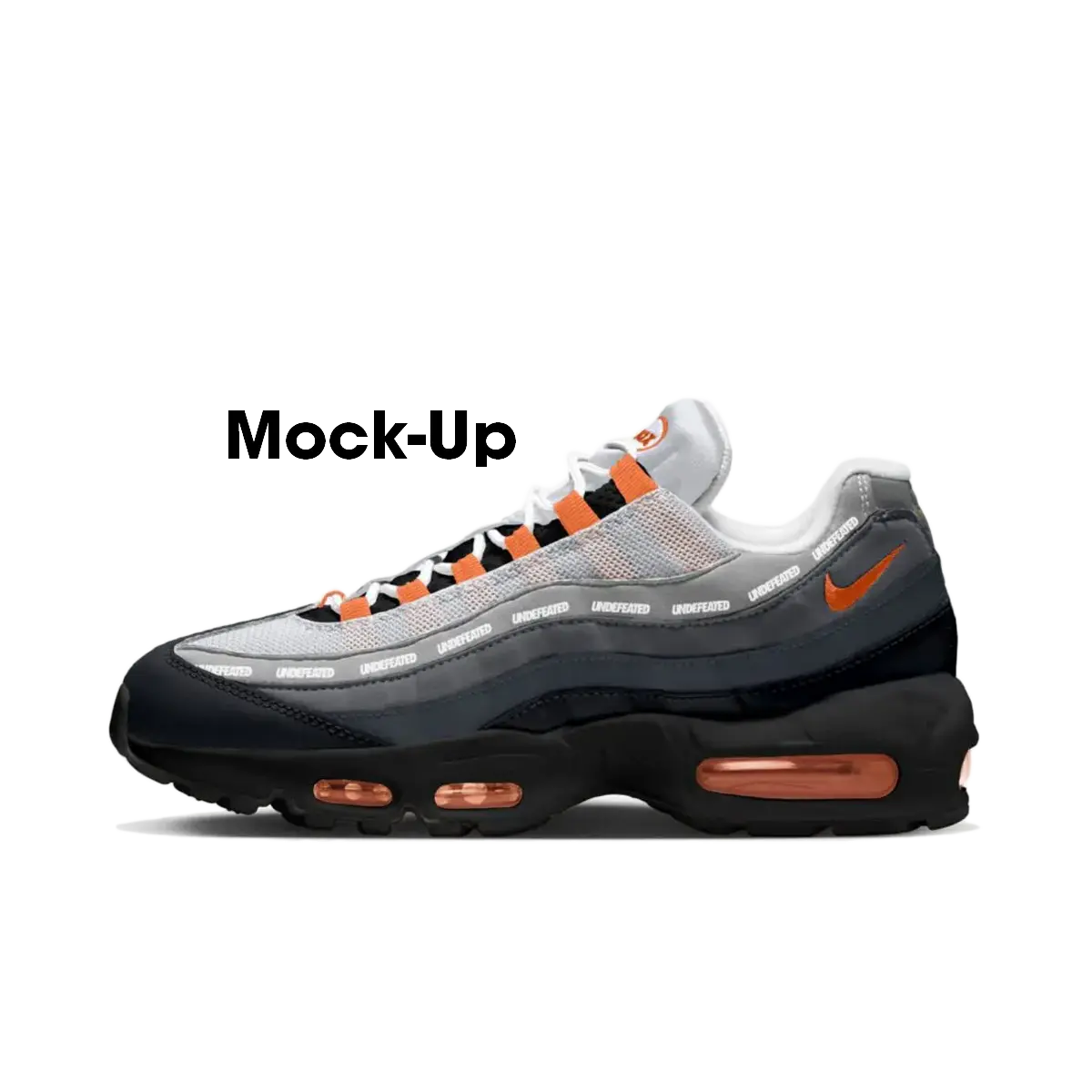 Undefeated x Nike Air Max 95 GEO 'Bright Crimson'