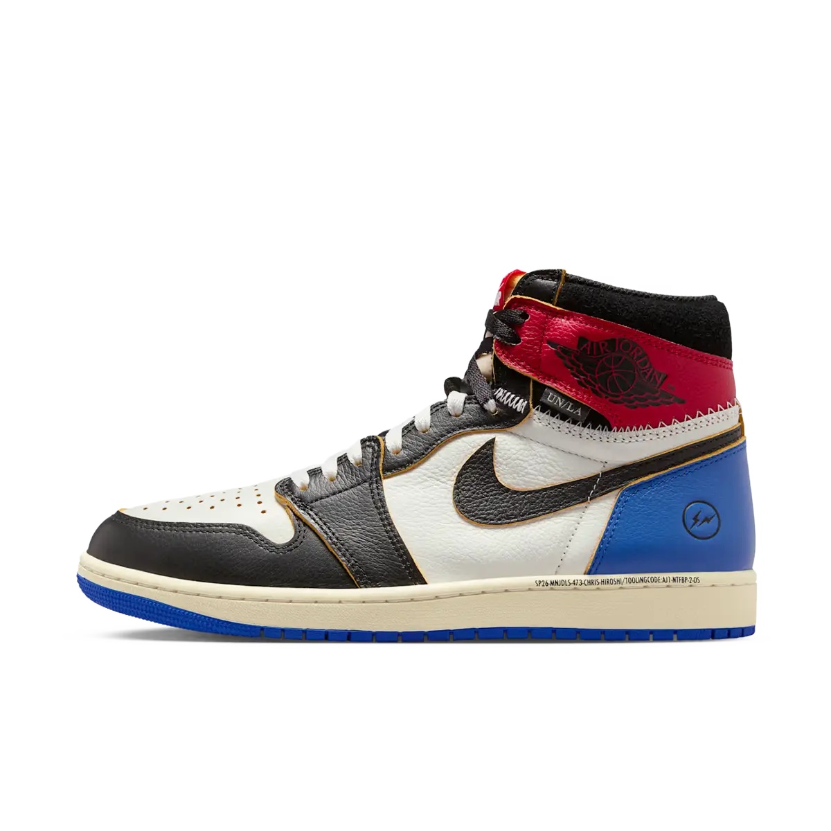 Union LA x Fragment Design x Air Jordan 1 High OG 'Varsity Red & Sport Royal'