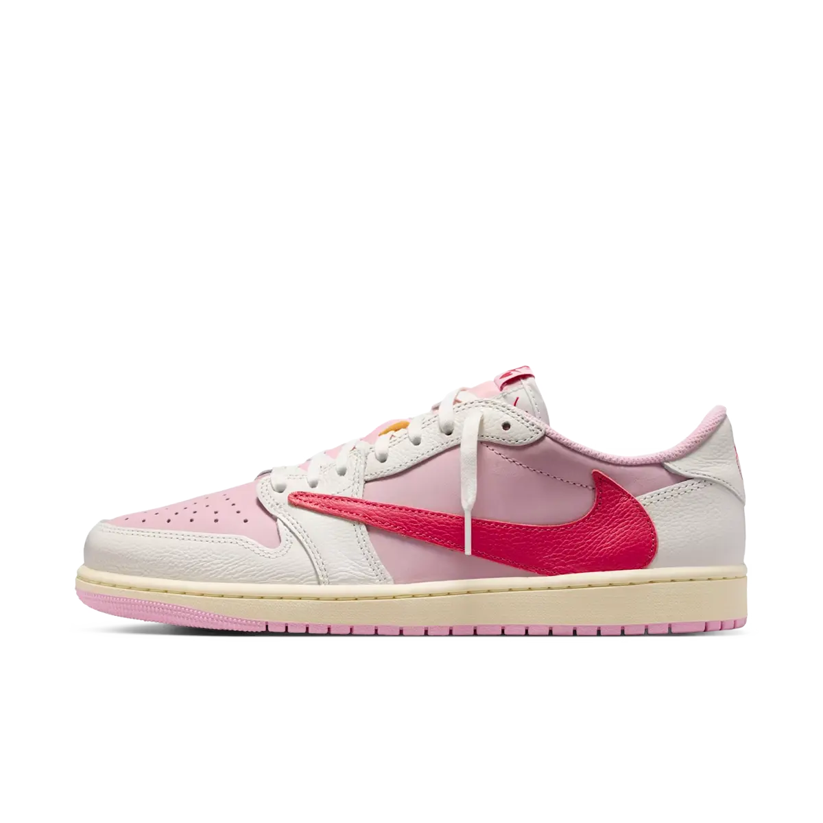 Travis Scott x Air Jordan 1 Low OG 'Sail & Shy Pink' - Pink Pack