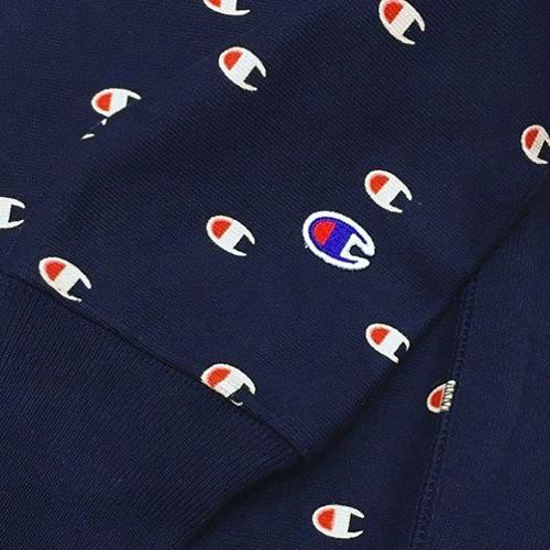 The latest CHAMPION REVERSE WEAVE arrivals are pure logo density