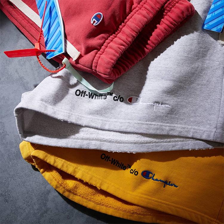 Shop the latest OFF-WHITE X CHAMPION releases here