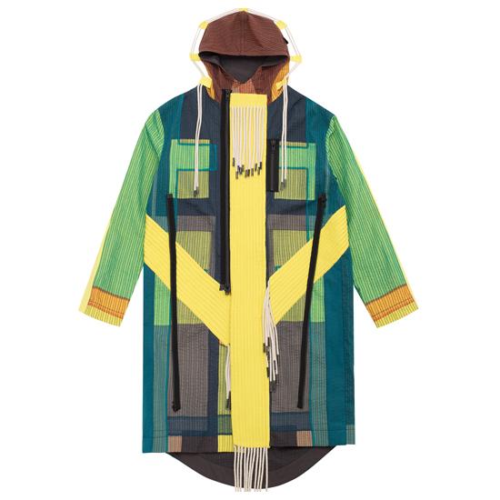 80’S RETRO FEELS WITH THE CRAIG GREEN YELLOW TENT PARKA.