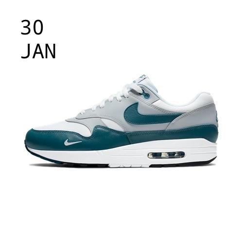 NIKE AIR MAX 1 LV8 &#8211; TEAL GREEN &#8211; AVAILABLE NOW