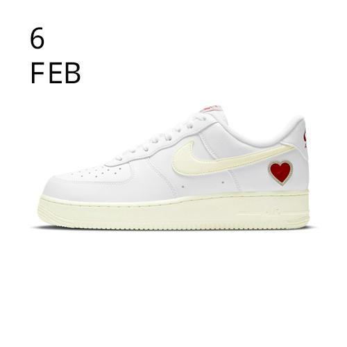 NIKE AIR FORCE 1 LOW  &#8211; VALENTINES DAY &#8211; AVAILABLE NOW
