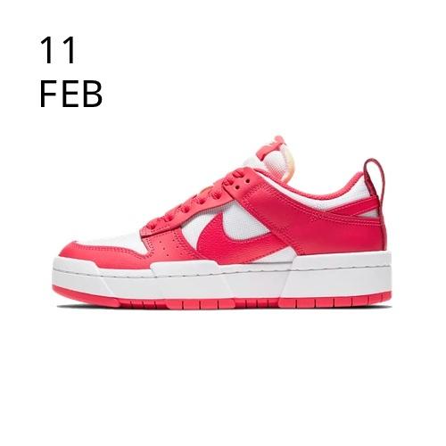 NIKE WMNS DUNK LOW DISRUPT – SIREN RED – AVAILABLE NOW