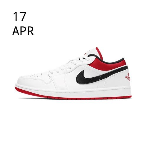 NIKE AIR JORDAN 1 LOW &#8211; GYM RED &#8211; AVAILABLE NOW