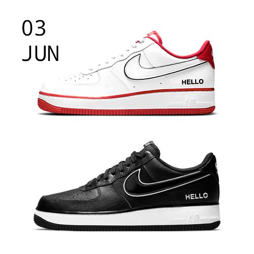 NIKE AIR FORCE 1 LOW &#8211; HELLO &#8211; AVAILABLE NOW