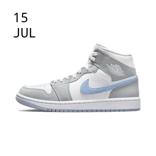 Nike AIR JORDAN 1 Mid WOLF GREY – AVAILABLE NOW