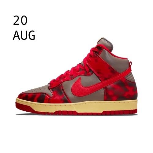 Nike Dunk High 1985 Red Acid Wash &#8211; AVAILABLE NOW