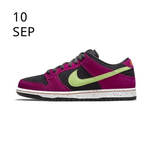 NIKE SB DUNK LOW Red Plum &#8211; AVAILABLE NOW