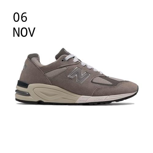 NEW BALANCE 990V2 GREY &#8211; AVAILABLE NOW