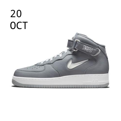 Nike Air Force 1 Mid Jewel NYC Cool Grey  &#8211; AVAILABLE NOW