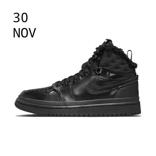 NIKE AIR JORDAN 1 ACCLIMATE TRIPLE BLACK – AVAILABLE NOW