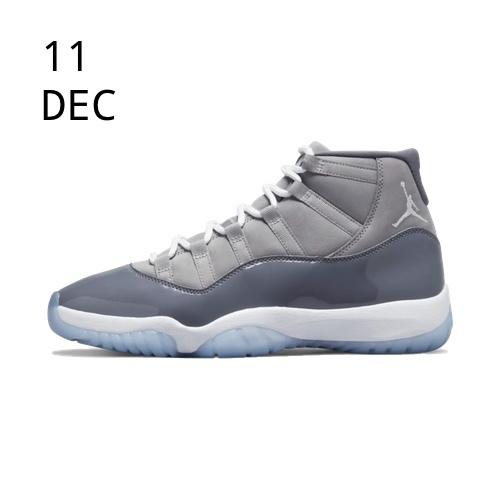 NIKE AIR JORDAN 11 COOL GREY – AVAILABLE NOW