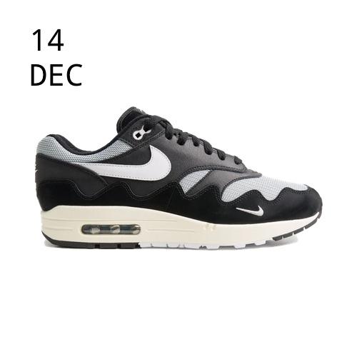 NIKE X PATTA AIR MAX 1 BLACK &#8211; AVAILABLE NOW