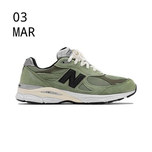New Balance x JJJJound Made in USA 990v3 Olive &#8211; AVAILABLE NOW