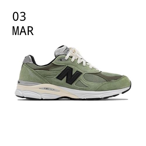 New Balance x JJJJound Made in USA 990v3 Olive – AVAILABLE NOW