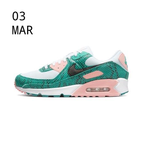NIKE AIR MAX 90 GREEN SNAKESKIN &#8211; MEMBERS ACCESS &#8211; AVAILABLE NOW