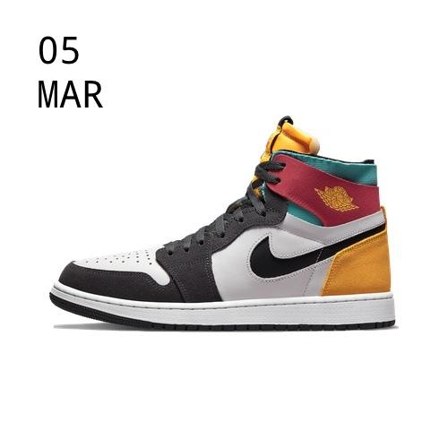 Nike Air Jordan 1 Zoom CMFT Multicolour &#8211; AVAILABLE NOW