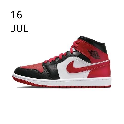 NIKE AIR JORDAN 1 MID BRED TOE &#8211; Available now