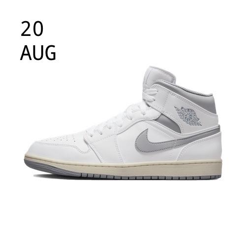 NIKE AIR JORDAN 1 MID VINTAGE GREY – RAFFLE OPEN