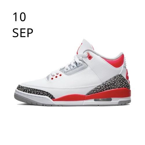 Nike Air Jordan 3 OG Fire Red &#8211; AVAILABLE NOW