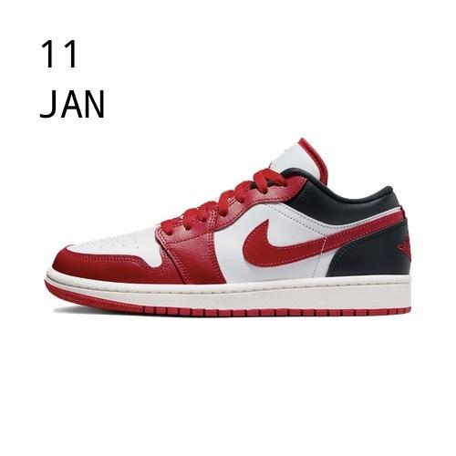 Nike Air Jordan 1 Low Gym Red &#8211; AVAILABLE NOW