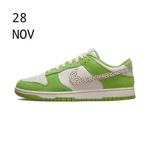 Nike Dunk Low Safari Swoosh Chlorophyll &#8211; AVAILABLE NOW
