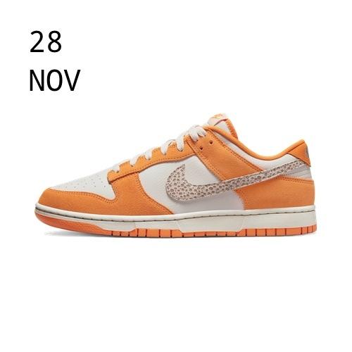 Nike Dunk Low Safari Swoosh Kumquat – AVAILABLE NOW