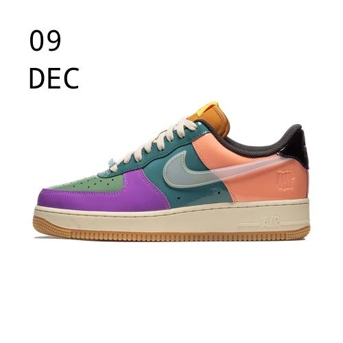 Nike x Undefeated Air Force 1 Low Multi Patent – available now