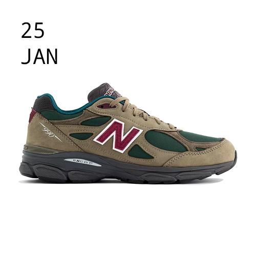 New Balance 990v3 made In The USA Khaki – 25 JAN 2023