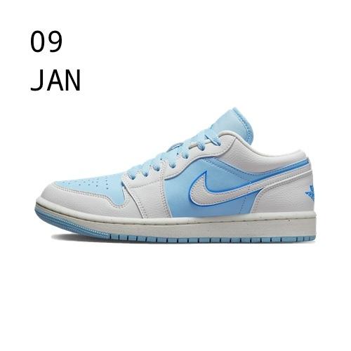 Nike Air Jordan 1 Low WMNS Ice Blue &#8211; AVAILABLE NOW