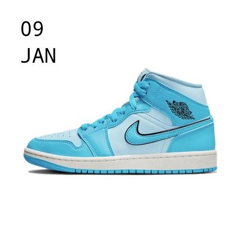 Nike Air Jordan 1 Mid WMNS Ice Blue &#8211; AVAILABLE NOW