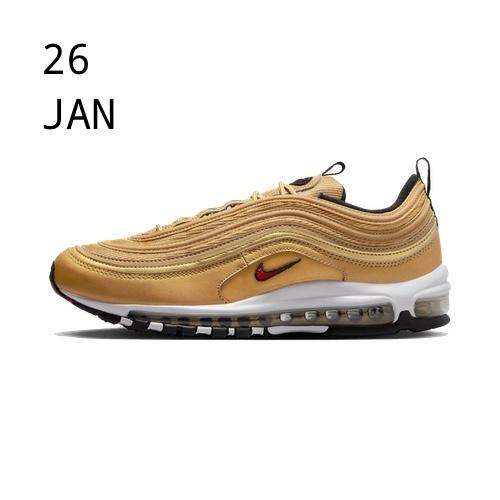 Nike Air Max 97 OG Gold Bullet – available now