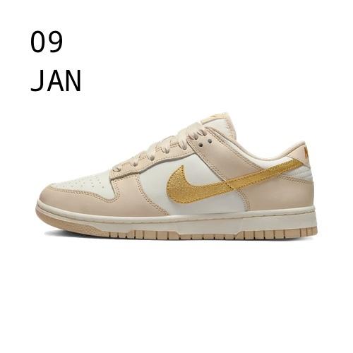 Nike Dunk Low Gold Swoosh – AVAILABLE NOW