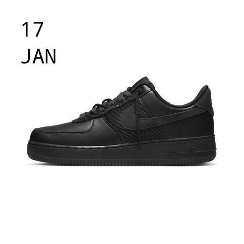 Nike x Slam Jam Air Force 1 Low Black &#8211; available now