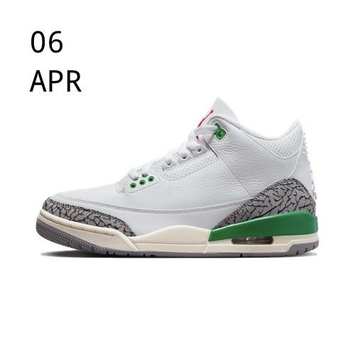 Nike Air Jordan 3 Lucky Green – Available now