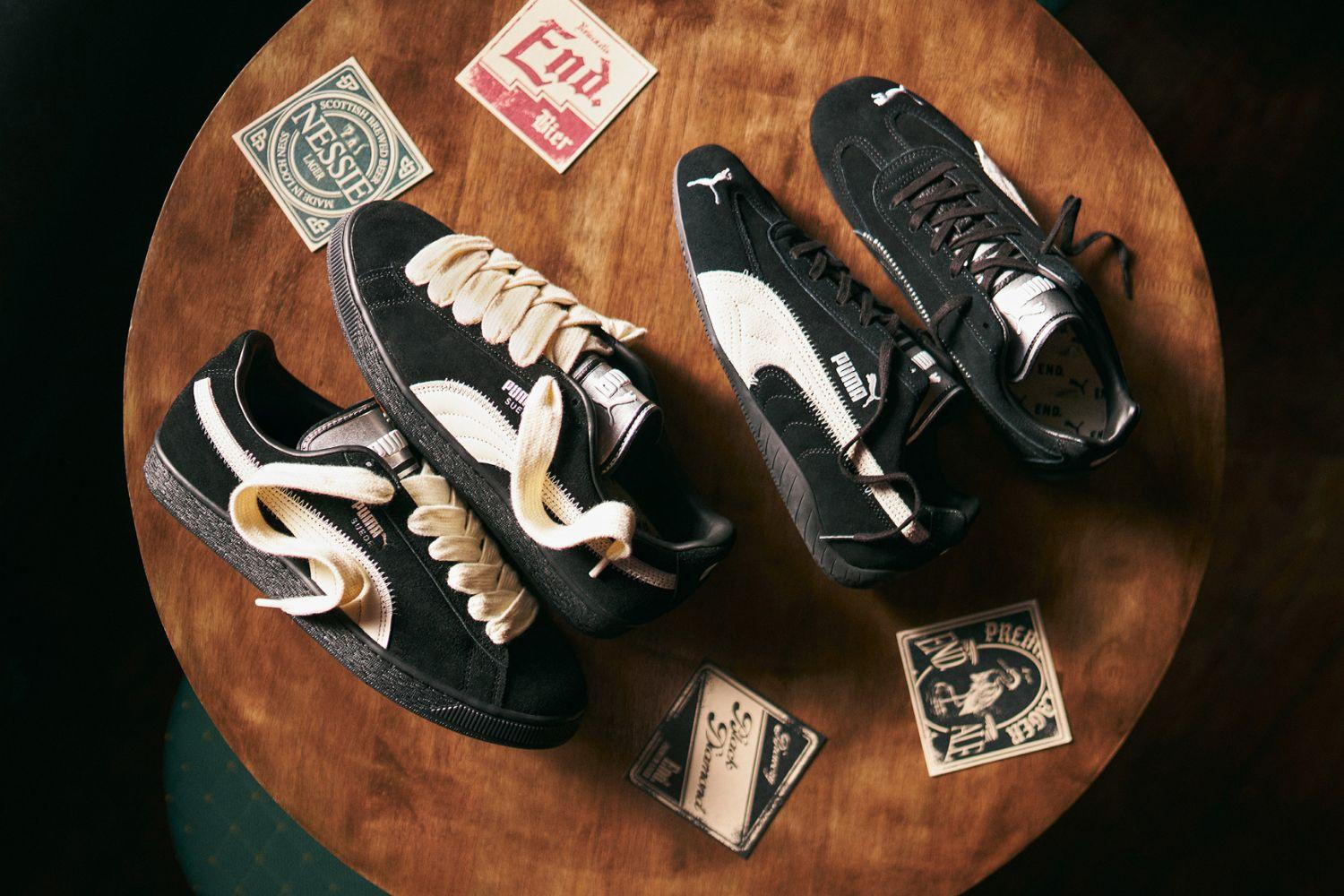 Raising a Pint to Heritage with the END. x PUMA Speedcat & Suede ‘Black’ Collection
